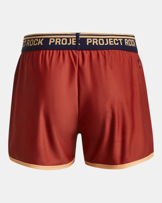 Mädchen Project Rock Play Up Shorts, Red, pdpMainDesktop image number 1